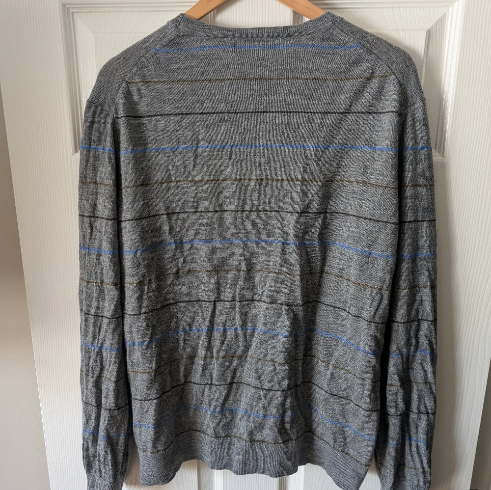 Banana Republic Merino Wool striped sweater, size XL